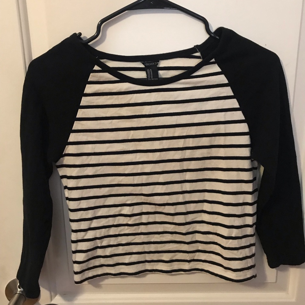Striped Crop Top